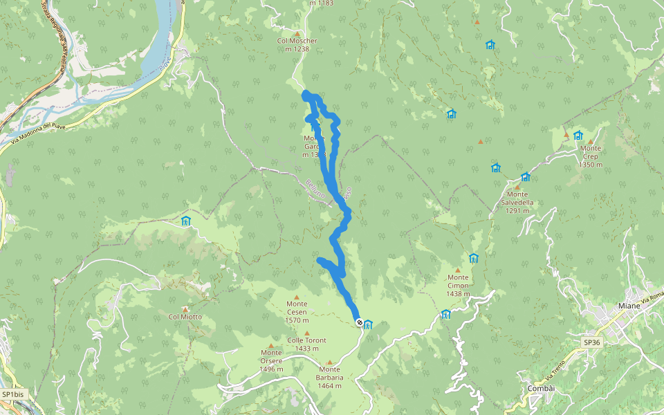 Monte Garda - Sentiero Valpiana Mariech