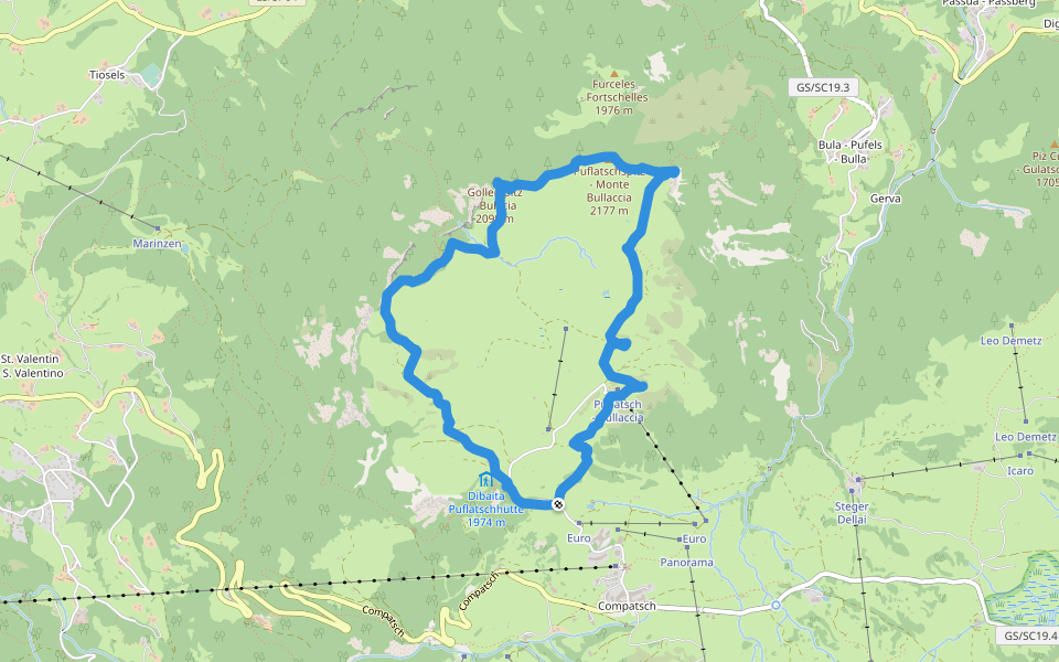 Puflatschspitz - Monte Bullaccia