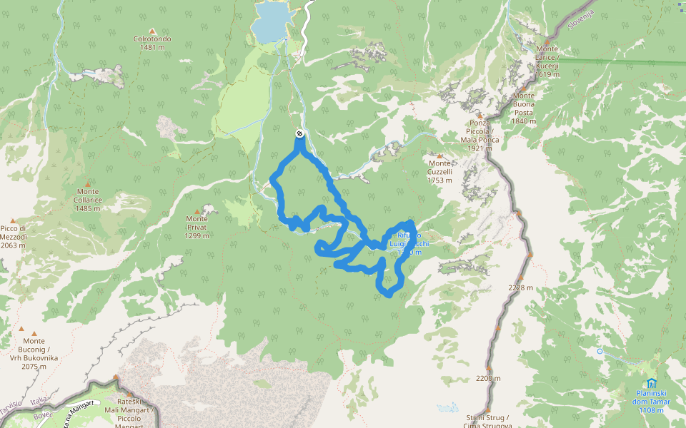 Strada Rifugio Zacchi