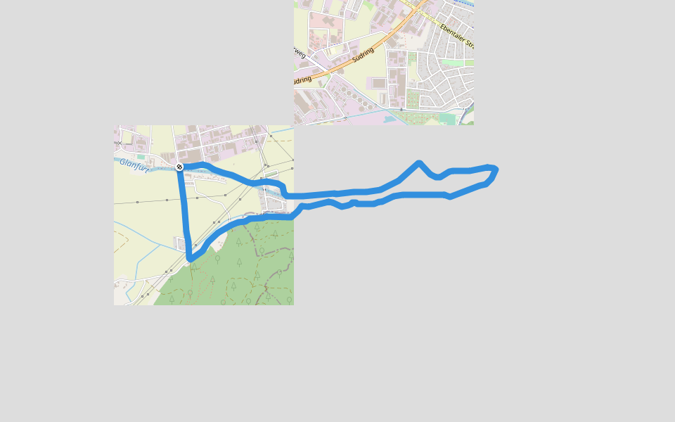 Sattnitzpark walking route map in Klagenfurt am Wörthersee