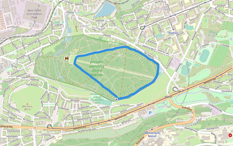 přírodní památka Obora Hvězda