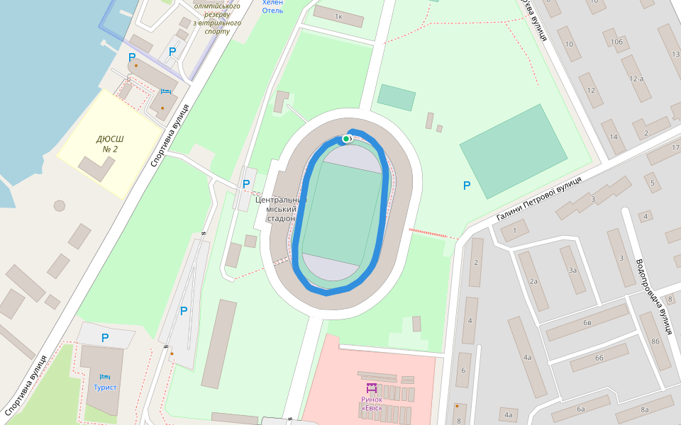 Central City Stadium Walking And Running Trail - Mykolaiv, Mykolaiv ...