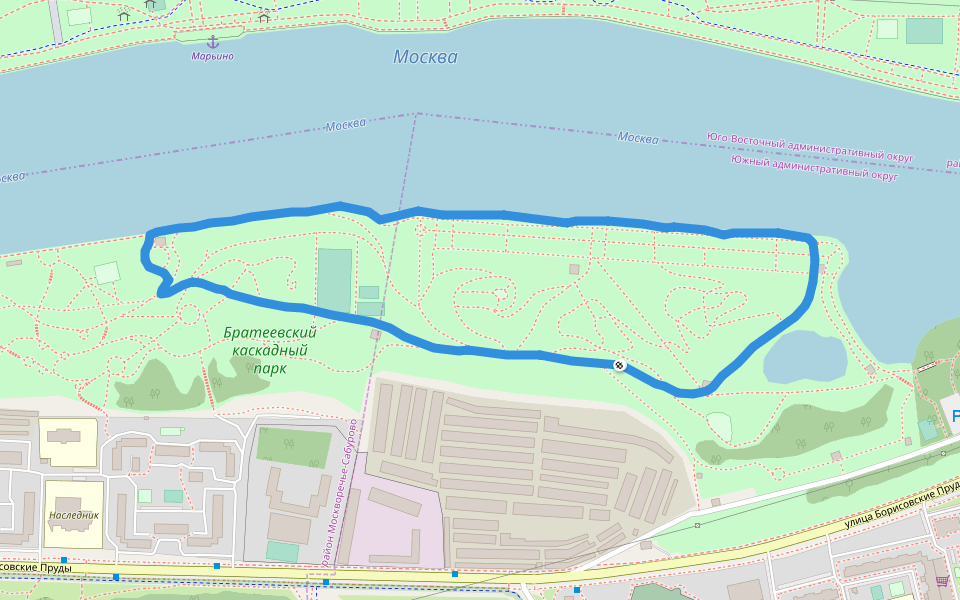 Братеевский каскадный парк