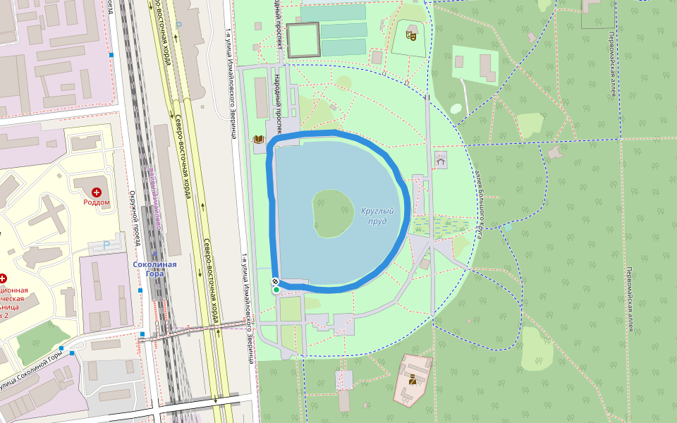 Круглый пруд