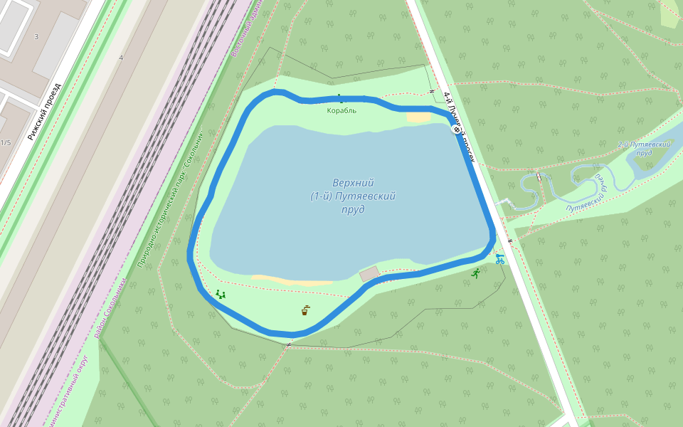 Верхний (1-й) Путяевский пруд