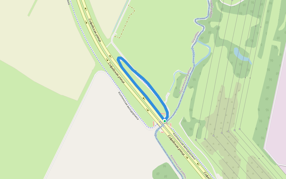 Колпинская велодорожка