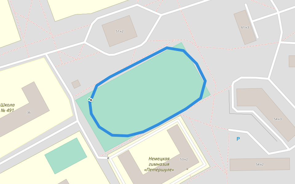 German Gymnasium "Peterschule" Walking And Running Trail - Saint ...