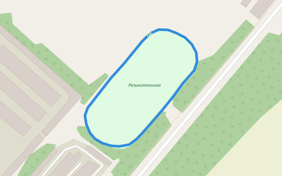 Резинотехника walking route map in Pushta