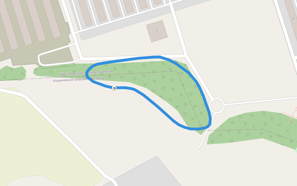 Царево walking route map in Tsarevo