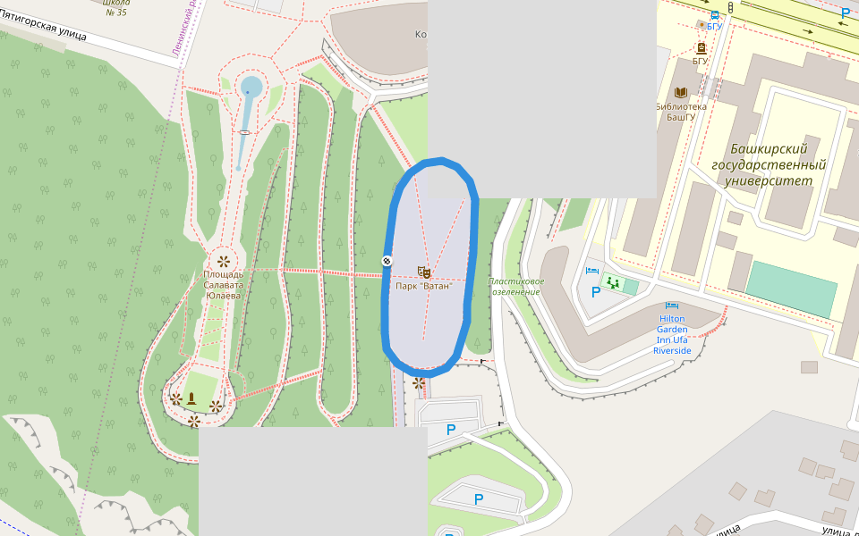 Пластиковое озеленение