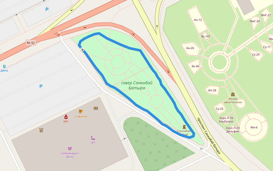 сквер Санкибай Батыра