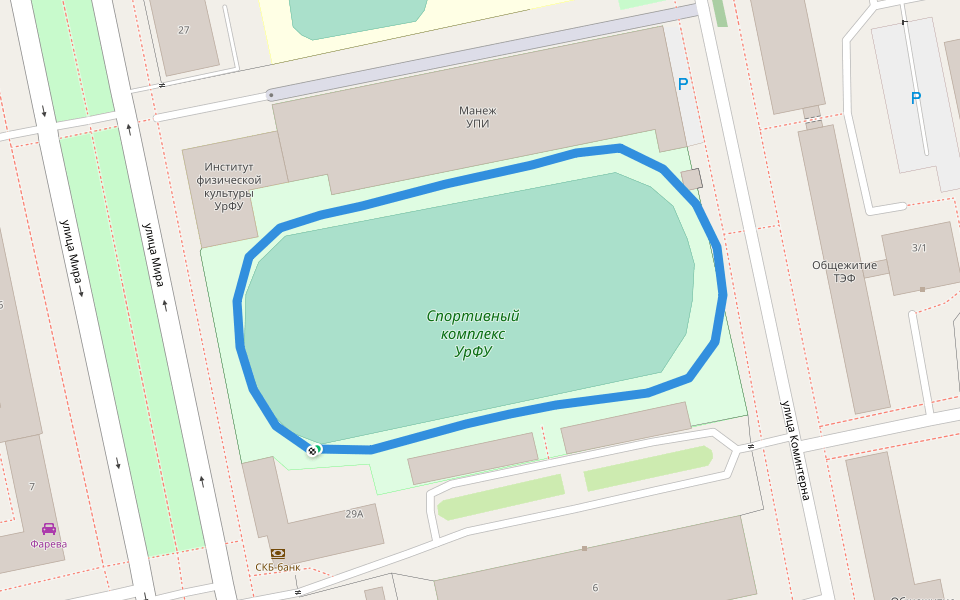 Спортивный комплекс УрФУ