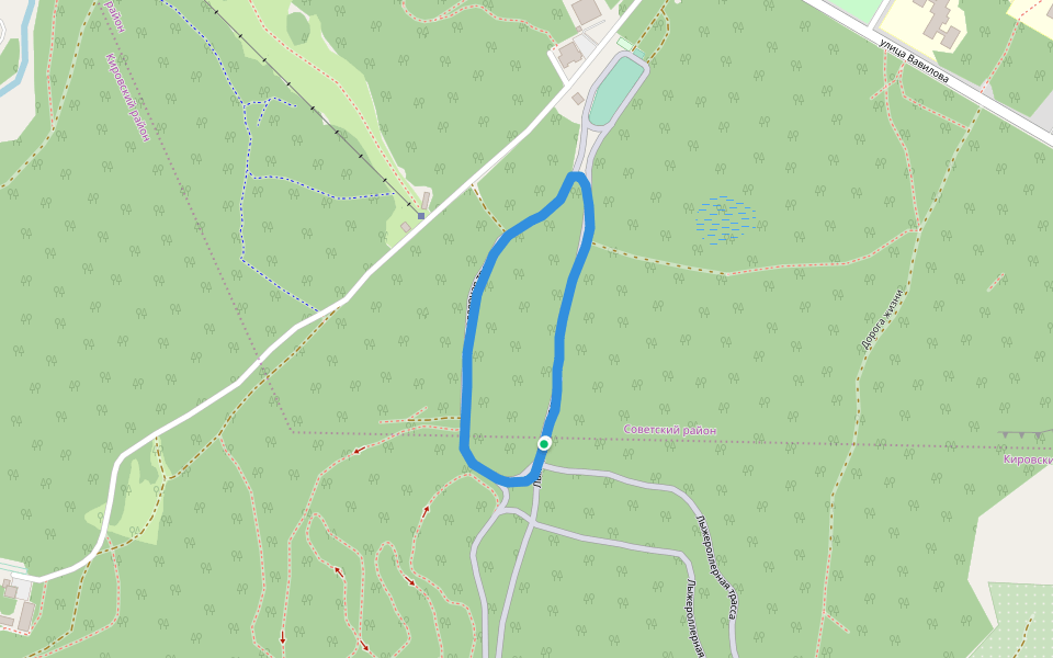 Academic Park in Tomskaya oblast' | Walking Map