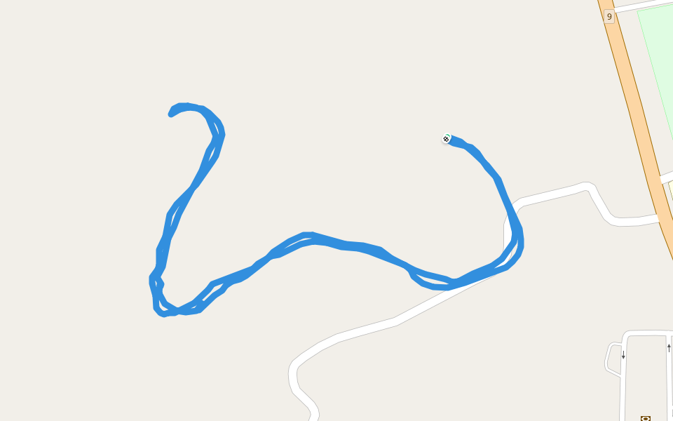 Bukit Pilah Bike Park walking route map in Kuala Pilah