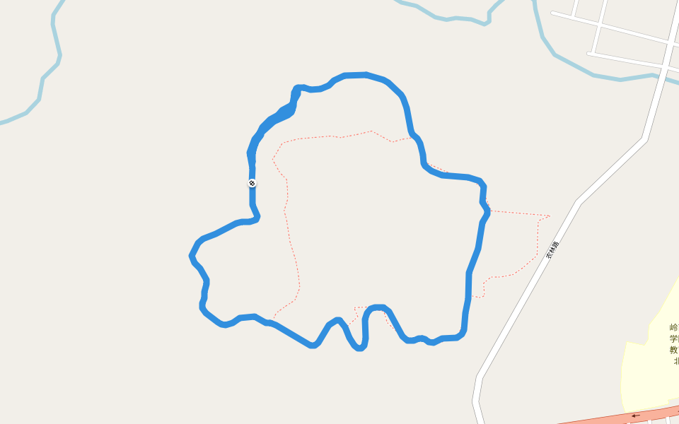 湛江遂溪孔府文化城-大圈 walking route map in Zhan Jiang Shi