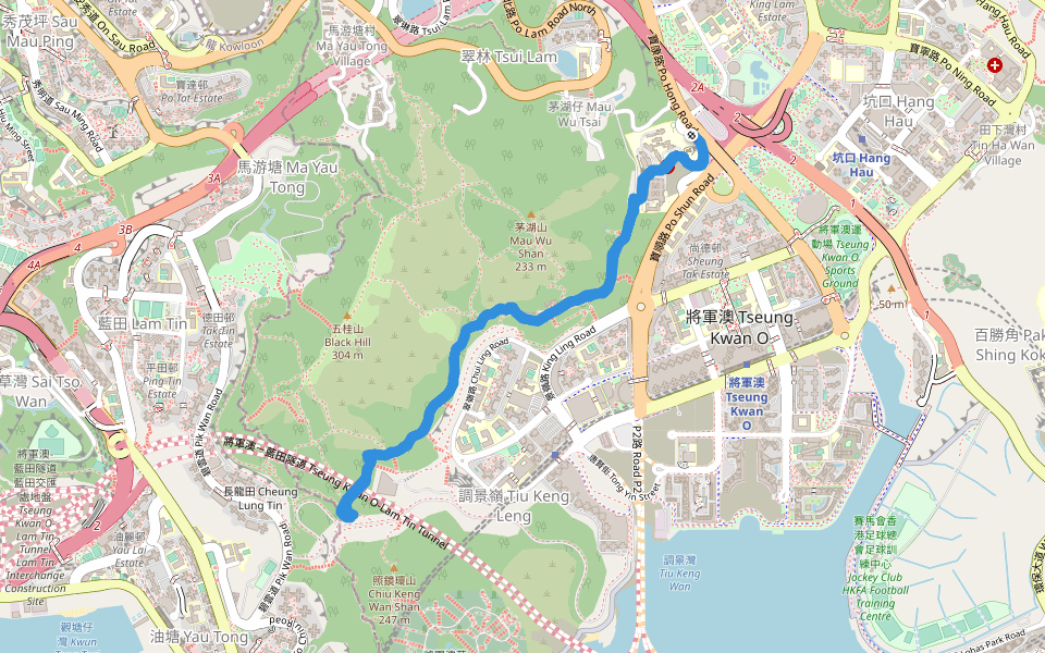 茅湖山Mau Wu Shan - 寶琳南路 Po Lam Road South