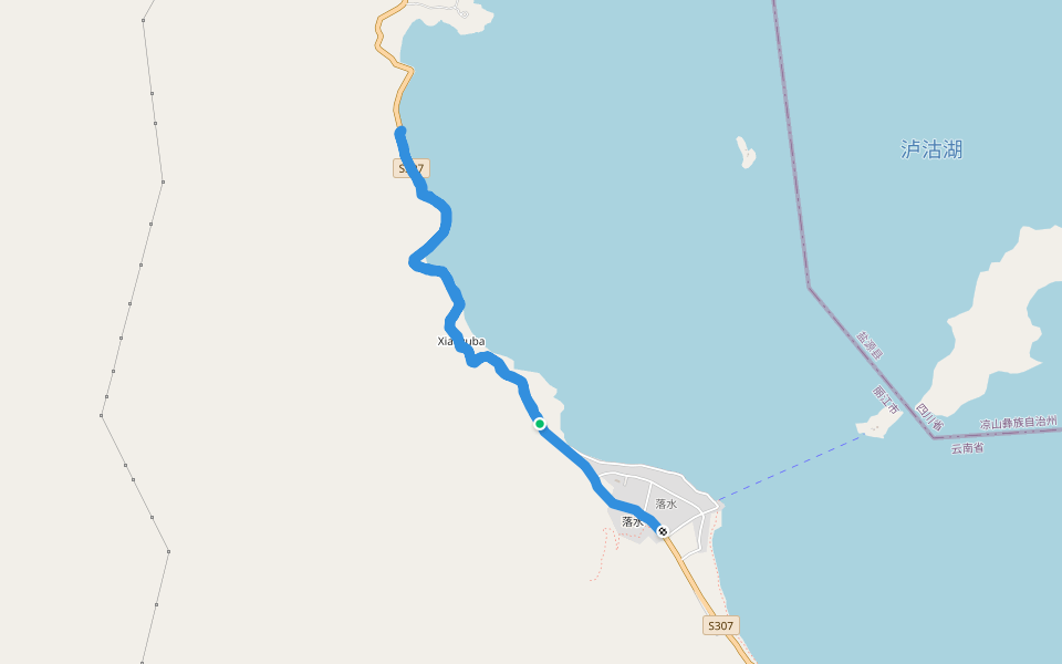 大落水到情人滩