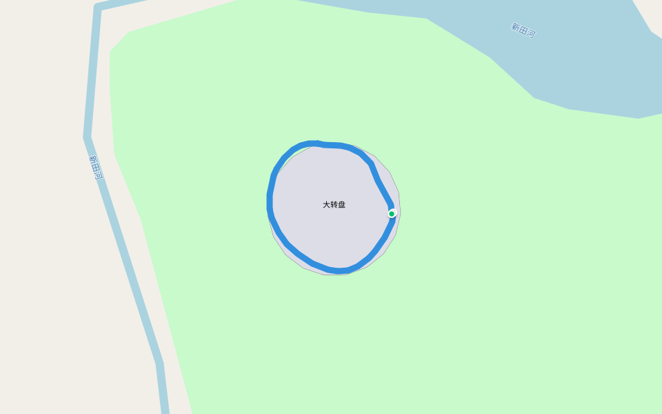 青云公园 walking route map in Yongzhou