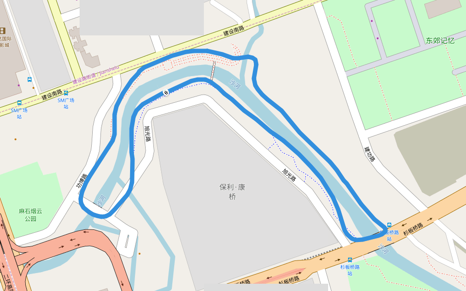 麻石烟云公园-沙河