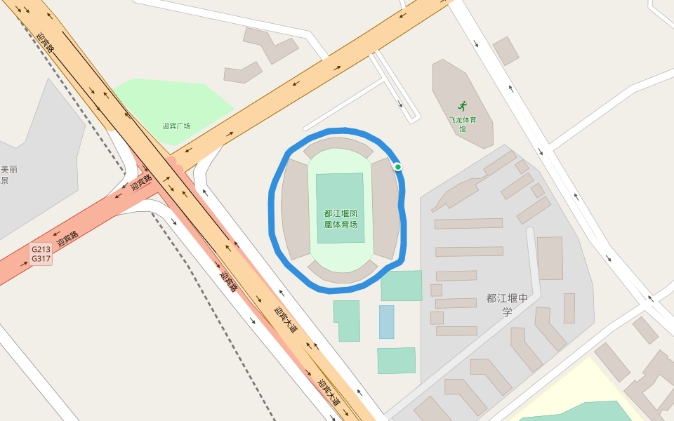 都江堰凤凰体育场