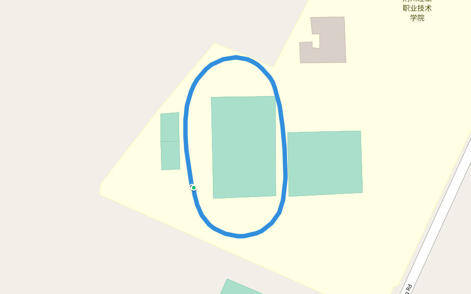 荆州理工职业技术学院 walking route map in Jing Zhou Shi
