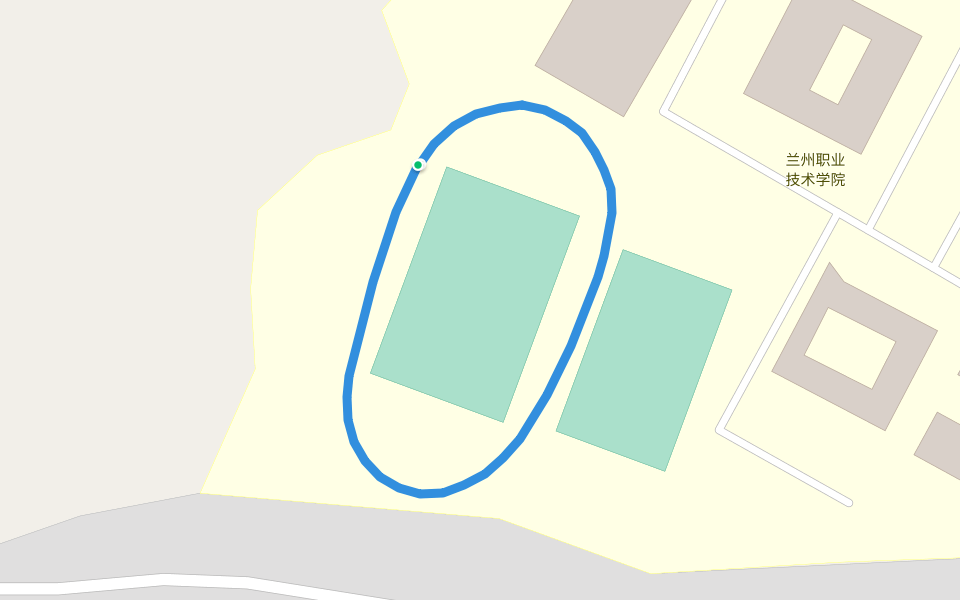 兰州职业技术学院 walking route map in Lanzhou