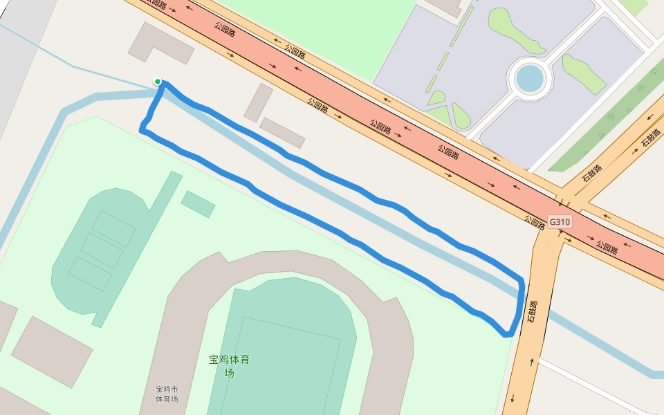 Baoji Stadium Walking And Running Trail China Pacer