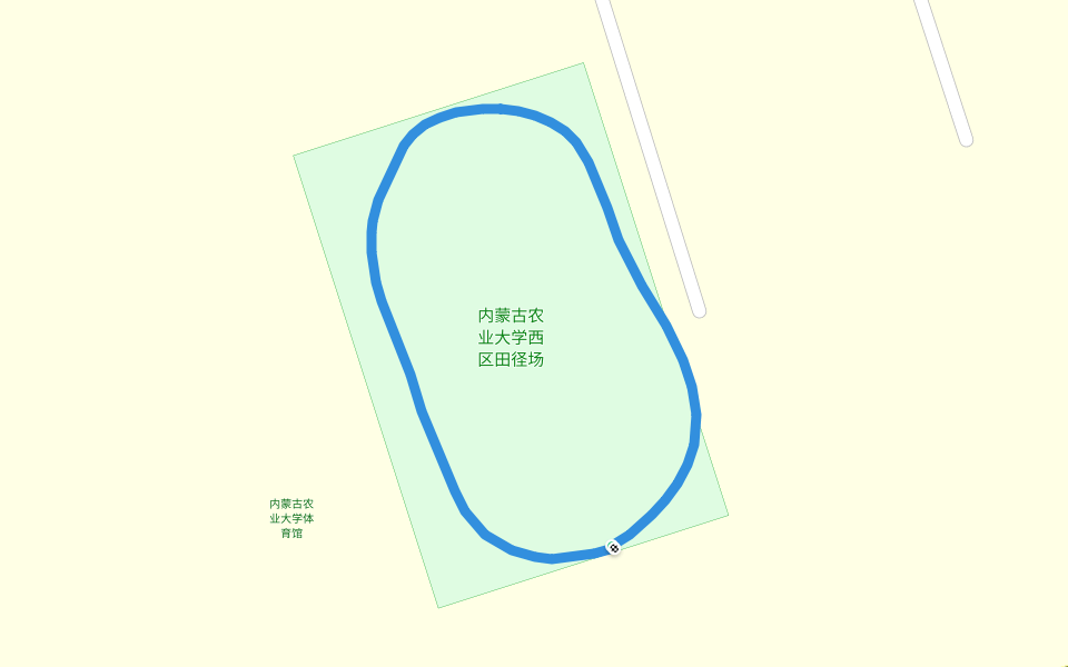 内蒙古农业大学 walking route map in Hu He Hao Te Shi