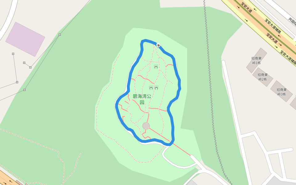 Bi Bay Park Walking and Running Bao'an District, Shenzhen, China Pacer