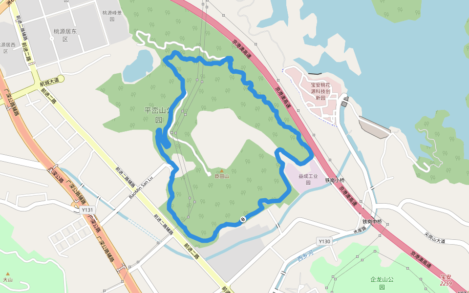 Pingluan Mountain Park Walking and Running Bao'an District, Shenzhen