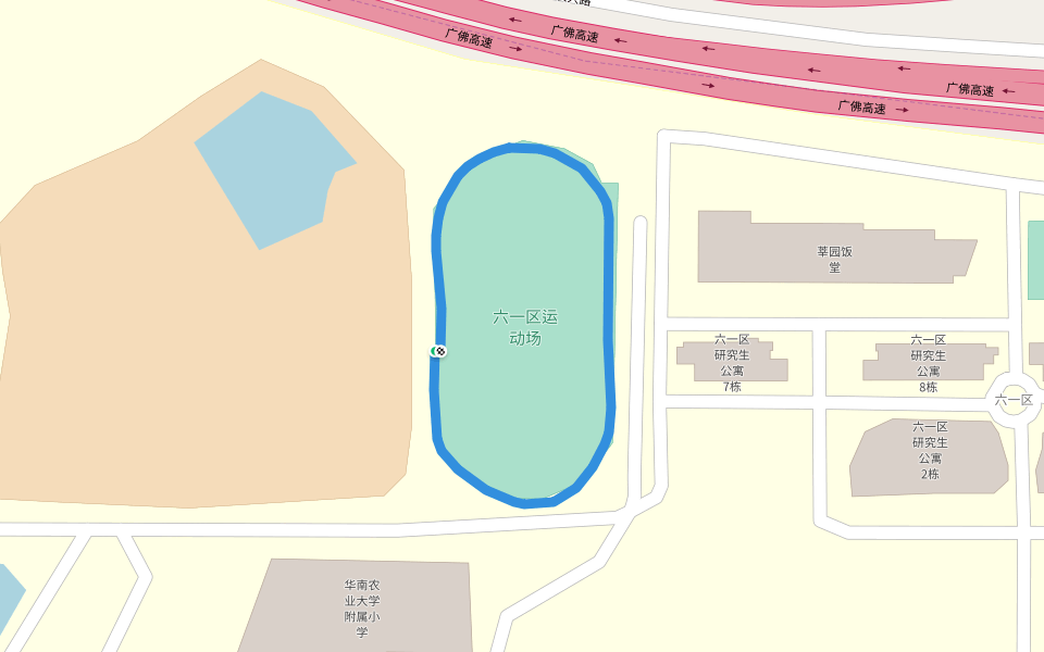 华南农业大学六一区运动场