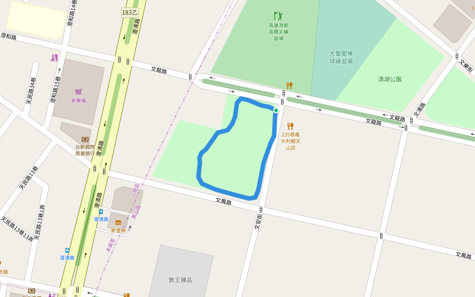 大魯閣棒球練習場