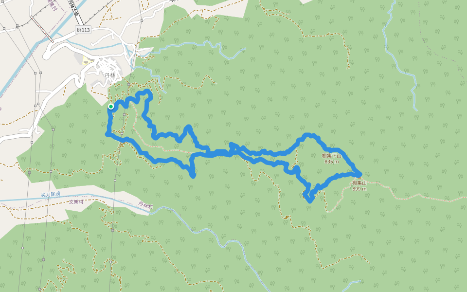 棚集山登山步道