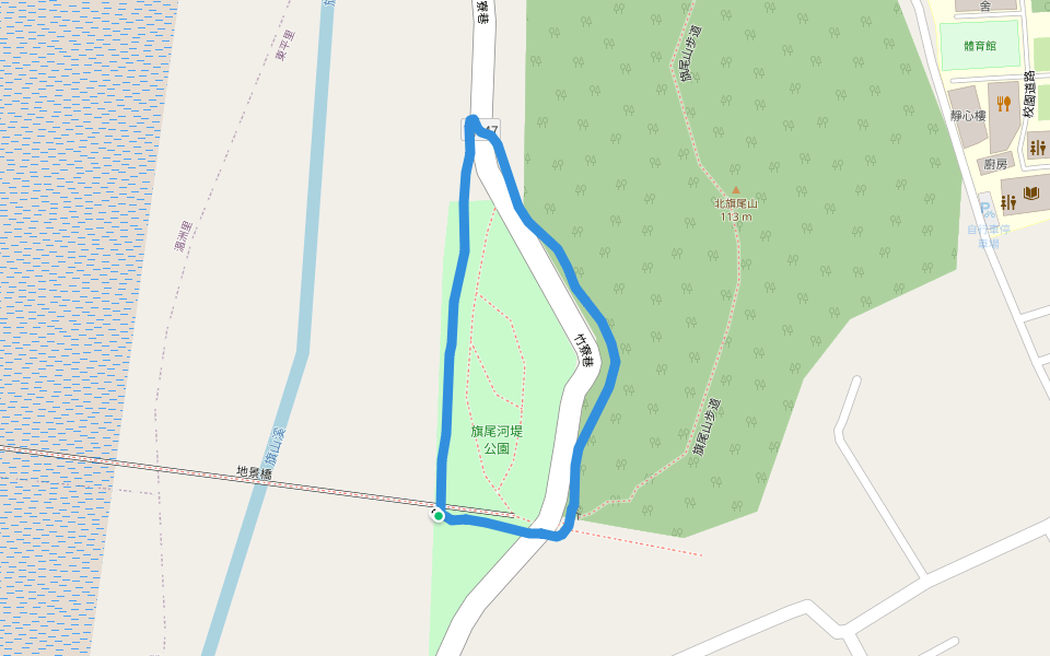 旗尾河堤公園