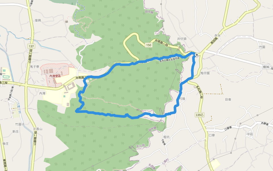 田中森林公園登山步道(北線)