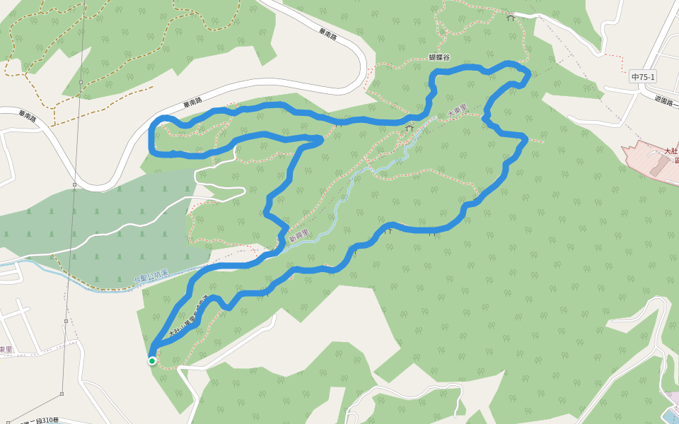 大肚山萬里長城步道