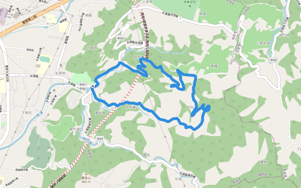 Zhongkeng Hiking Trail Fengyuan District, Taichung, Taiwan, China Pacer