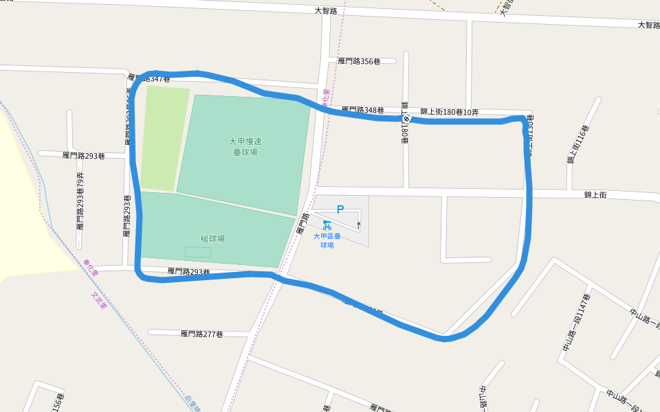 大甲慢速壘球場