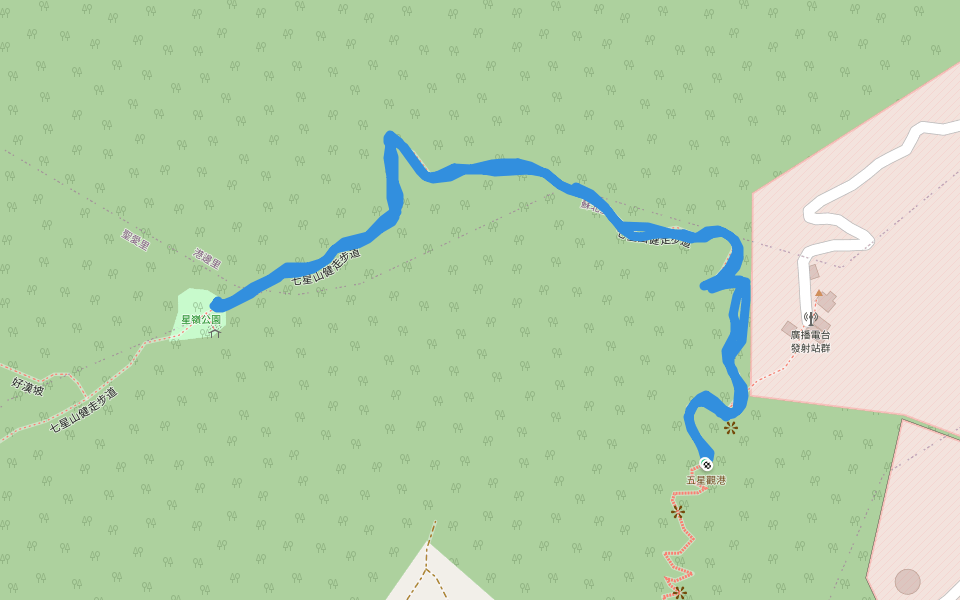 七星山健走步道