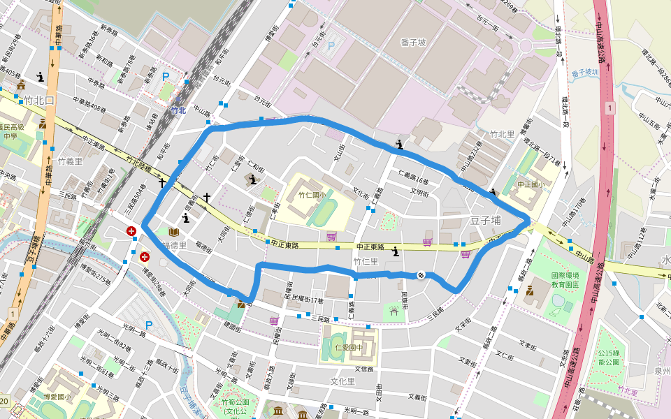 Takenin Park Walking and Running Zhubei, Hsinchu County, Taiwan