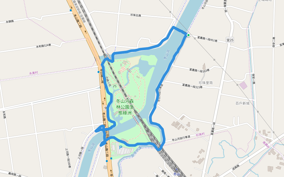 冬山河森林公園生態綠洲