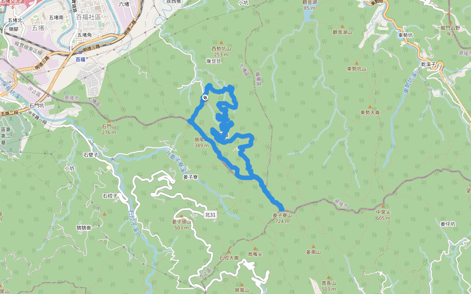 姜子寮山登山步道