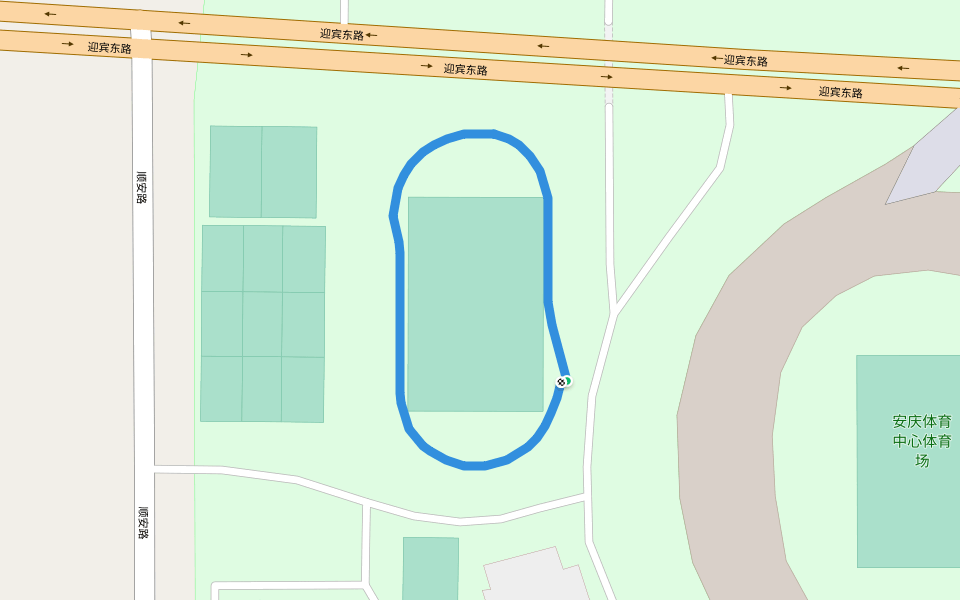 Anqing Olympic Sports Center Walking And Running Trail China Pacer