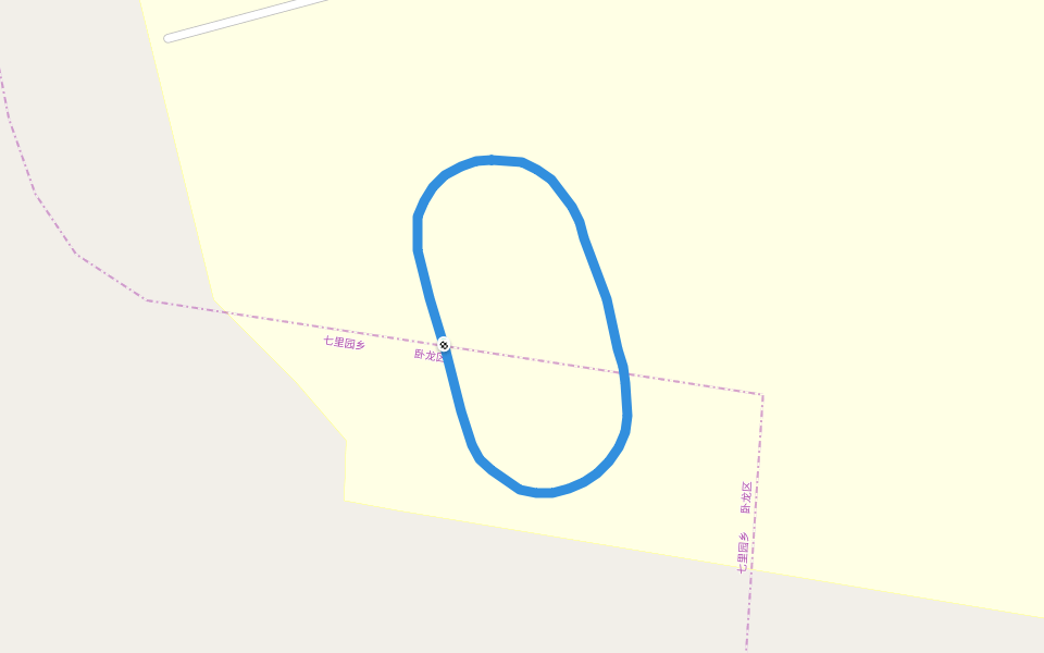 河南工业职业技术学院 walking route map in Nan Yang Shi