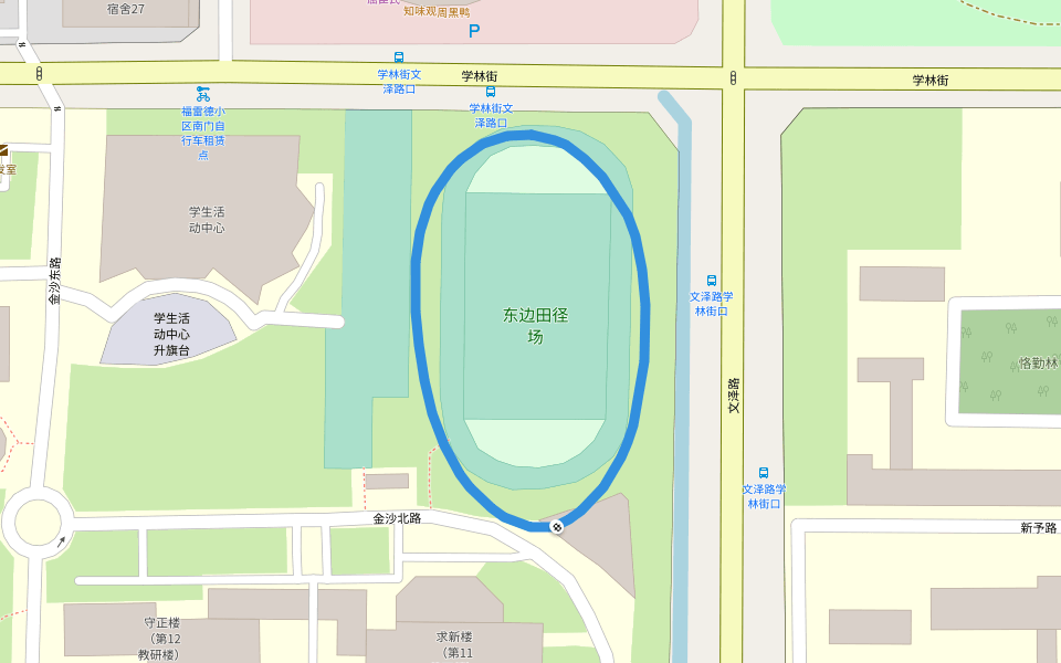 杭州电子科技大学(下沙校区)田径场