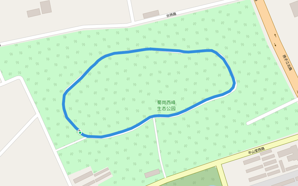 蜀岗西峰生态公园