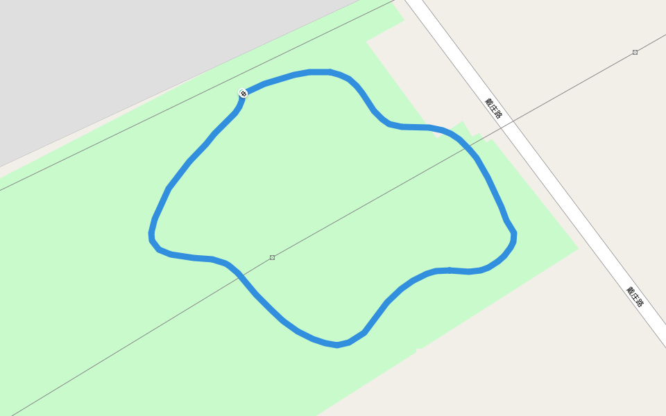 盐城植物园 walking route map in Yan Cheng Shi