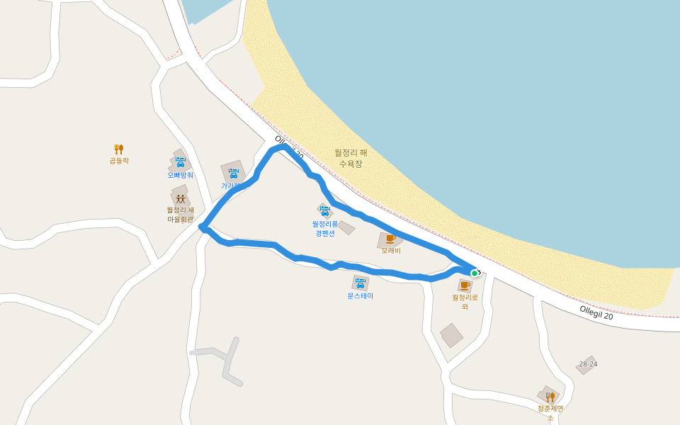 월정리 해수욕장