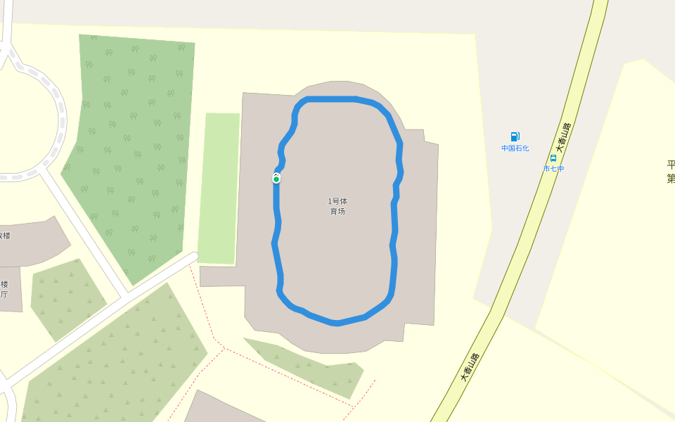 河南城建学院1号体育场