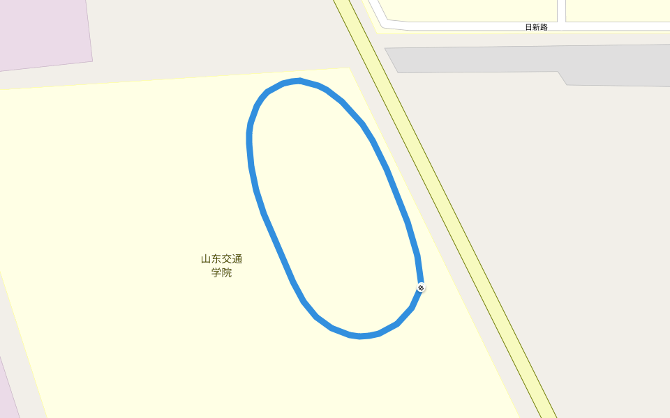 山东交通学院跑道